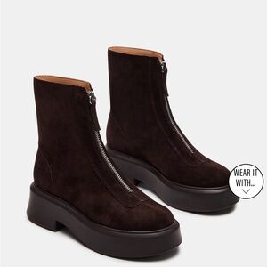 Steve Madden Dark Brown Ankle Boots